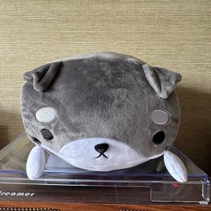 Yamani Gray Schnauzer Dog Soft Loaf Plush